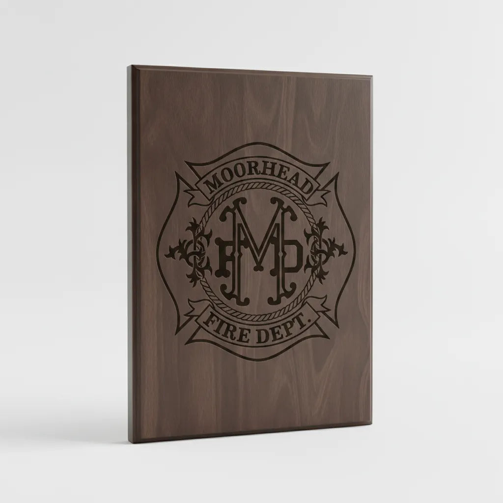 Moorhead Fire Department Logo SVG

Fire Rescue Maltese Cross Vector

Ornate MFD Monogram Emblem

Firefighter Plaque Engraving File

Moorhead Fire Dept Sign CNC File
