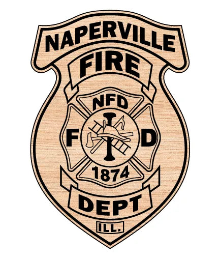 Naperville Fire Department Patch SVG Illinois Firefighter Vector