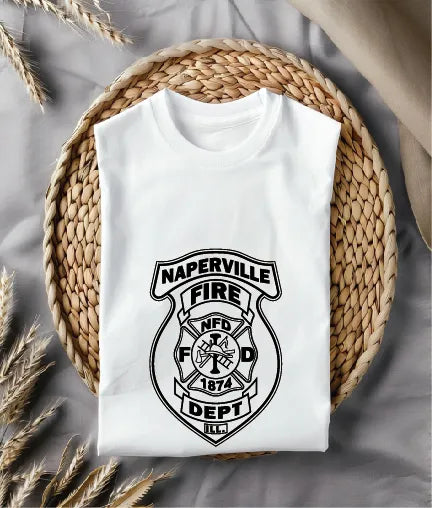 Naperville Fire Department Patch SVG Illinois Firefighter Vector