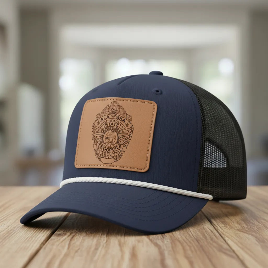 Alaska State Troopers Badge SVG

Alaska Law Enforcement Vector Design

6-Point Star Trooper Badge Engraving File

Alaska State Seal Sign CNC File

Trooper Star Badge Vector for Laser Cutting