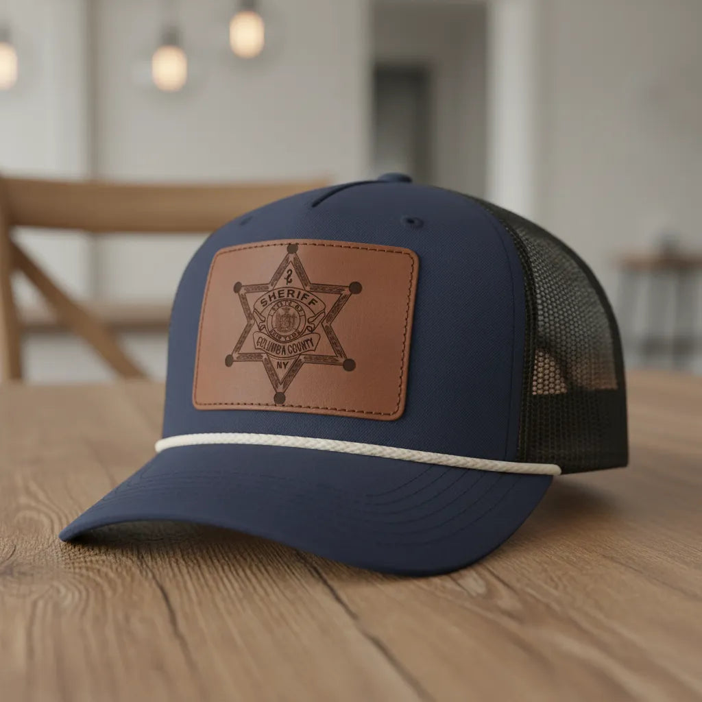 Columbia County Sheriff Badge SVG

New York Law Enforcement Vector Design

6-Point Star Sheriff Badge Engraving File

Columbia County NY Sign CNC File

State of New York Seal Vector for Laser Cutting