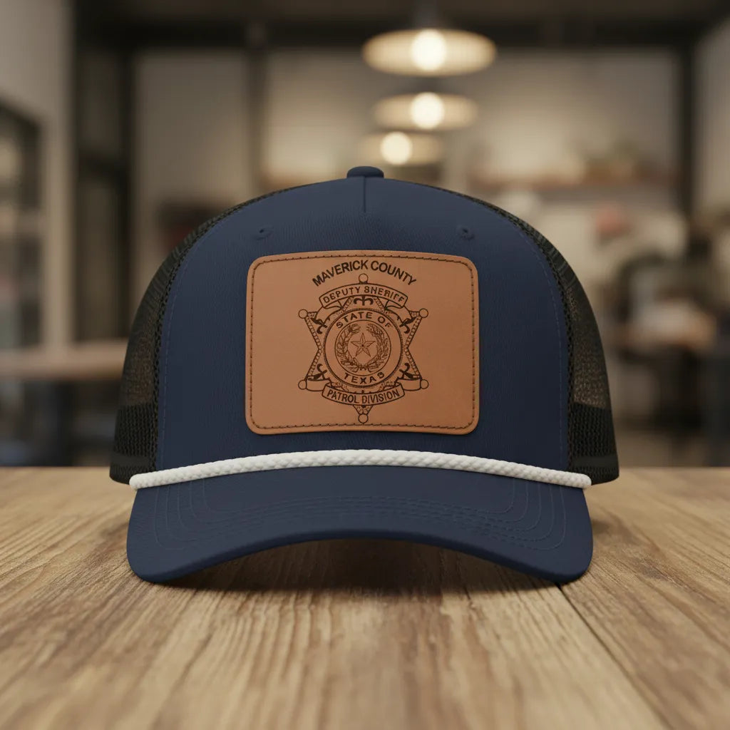 Maverick County Sheriff Badge SVG

Texas Law Enforcement Vector Design

Deputy Sheriff Patrol Division Engraving File

Maverick County TX Sign CNC File

State of Texas Seal Vector for Laser Cutting