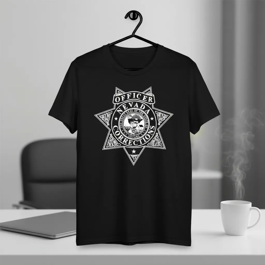 Nevada Corrections Officer Badge SVG

Nevada Law Enforcement Vector Design

Correctional Officer Badge Engraving File

Nevada Department of Corrections CNC File

7-Point Star Badge Vector for Laser Cutting