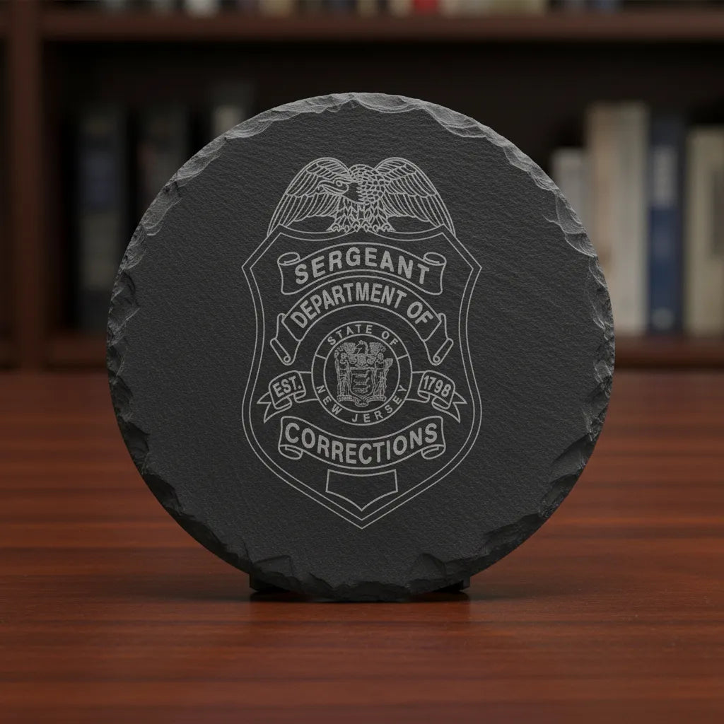 NJ Corrections Sergeant Badge SVG for CNC

NJ Corrections Sergeant Badge Vector for Laser Engraving

New Jersey Corrections Sergeant Emblem for Wood Carving

Professional NJ Corrections Sergeant Shield Design

NJ DOC Sergeant SVG Logo for CNC Router Projects