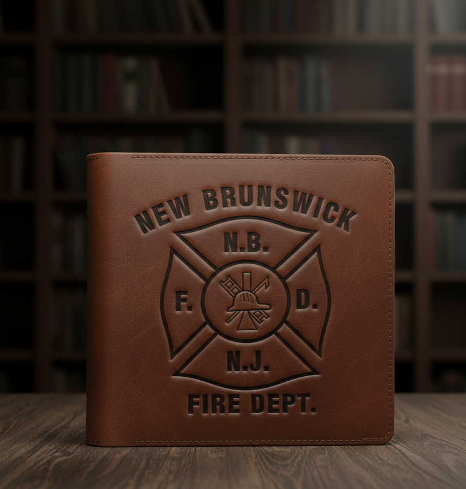 New Brunswick Fire Department Badge SVG

New Jersey Firefighter Vector Design

Fire Dept Maltese Cross Shield Emblem

Firehouse Sign Engraving File

NBFD Badge CNC Router File