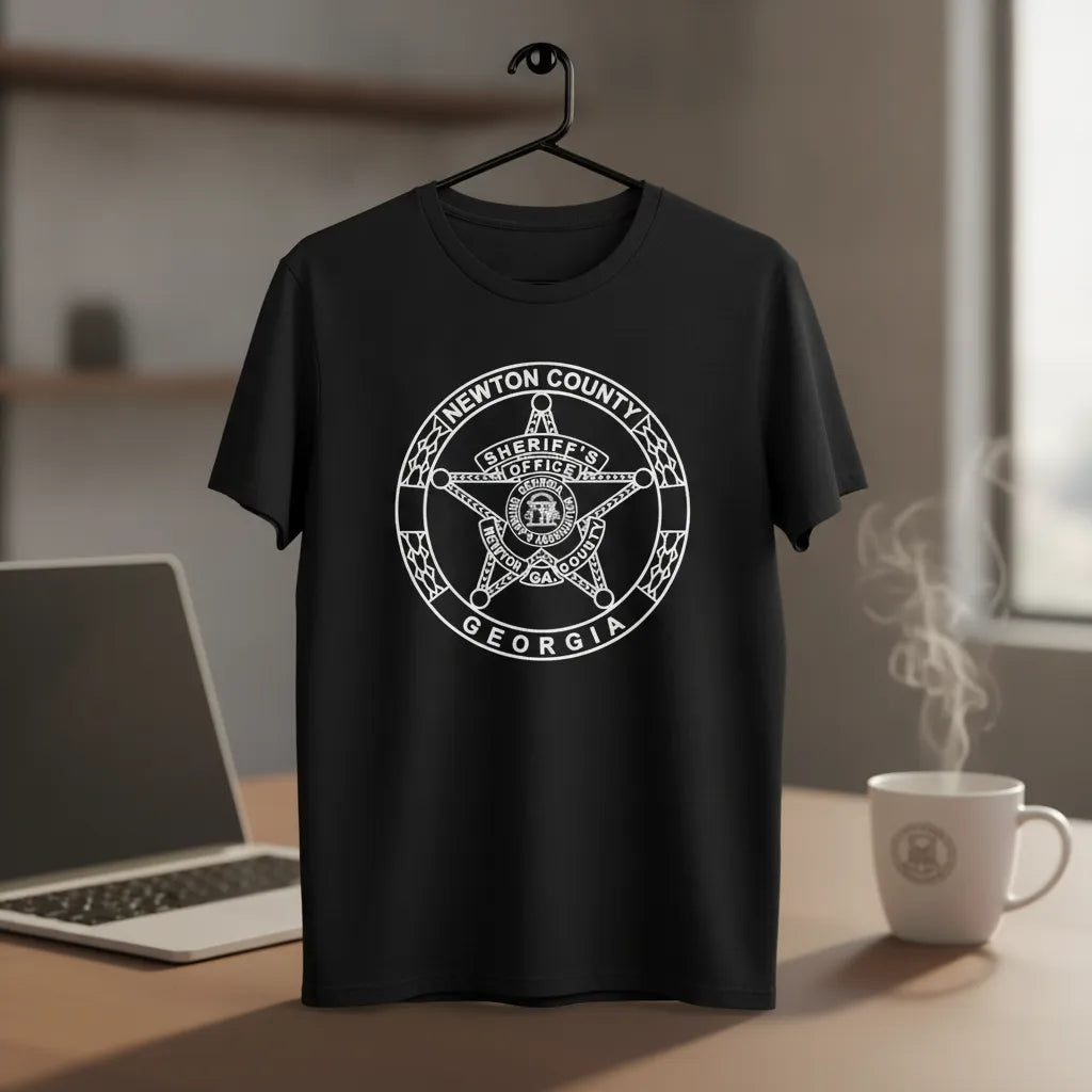 Newton County Sheriff Badge SVG

Georgia Law Enforcement Vector

5-Point Star Sheriff Emblem

Deputy Plaque Engraving File

Newton County Sheriff Sign CNC File