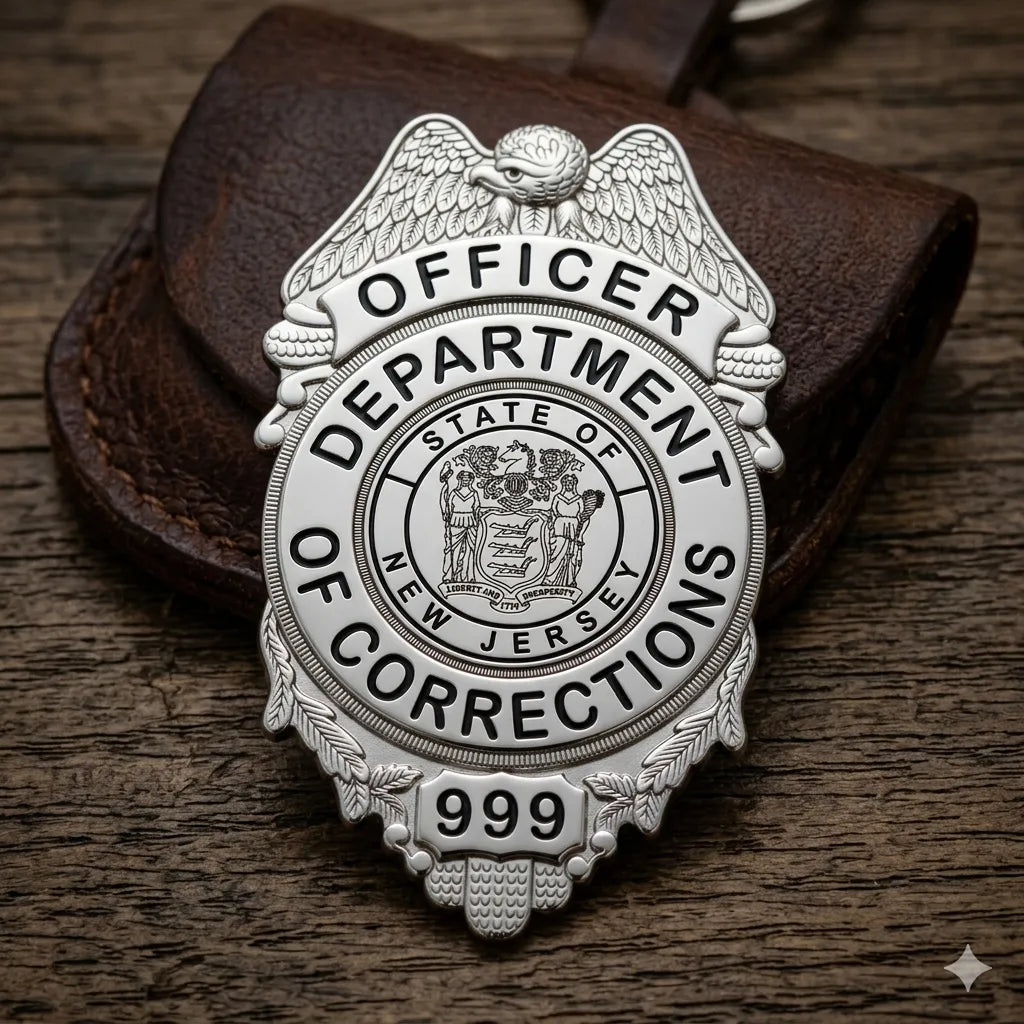 New Jersey Department of Corrections Badge SVG for CNC

New Jersey DOC Officer Vector for Laser Engraving

NJ Department of Corrections Emblem for Wood Carving

Professional New Jersey Corrections Badge Vector Design

NJ DOC SVG Logo for CNC Router Projects