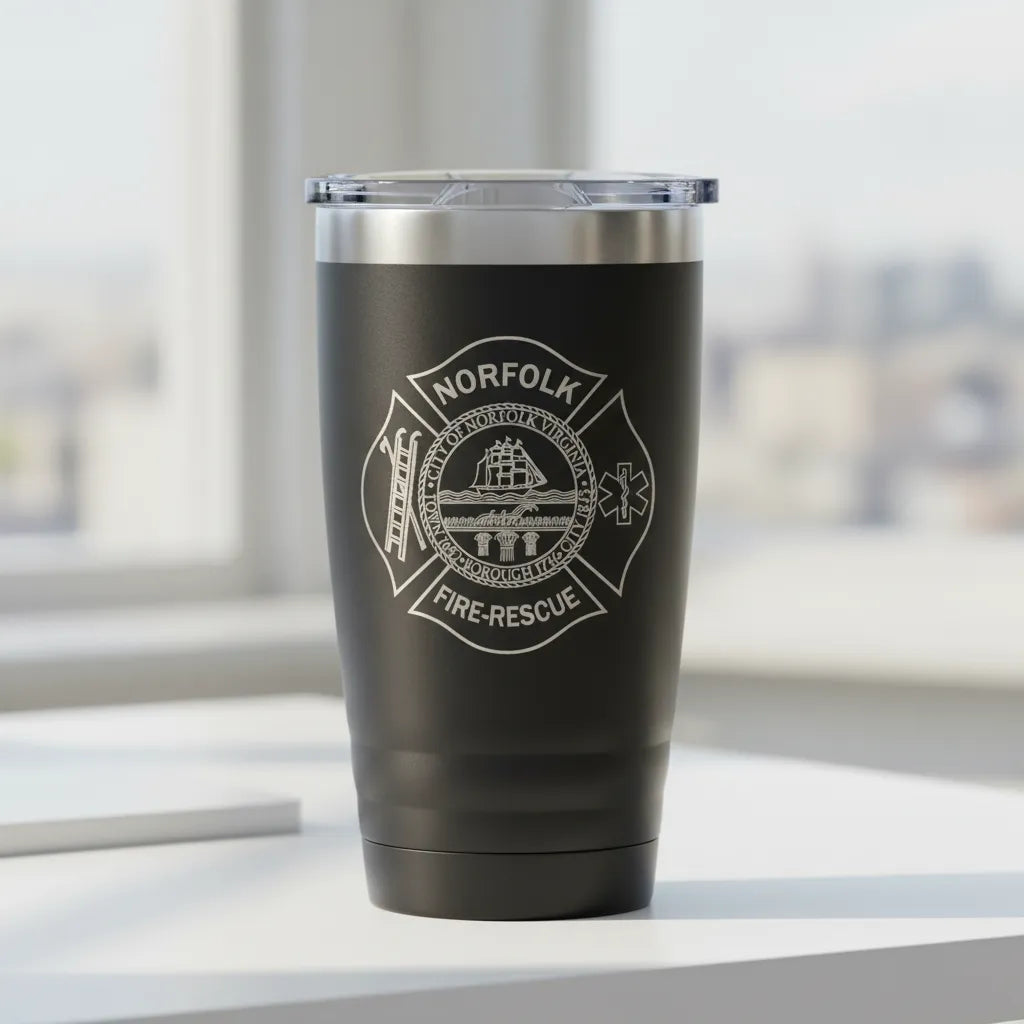 Norfolk Fire Rescue Badge SVG

Virginia First Responder Vector Design

Maltese Cross Fire EMS Engraving File

Norfolk VA Fire Sign CNC File

City of Norfolk Seal Vector for Laser Cutting