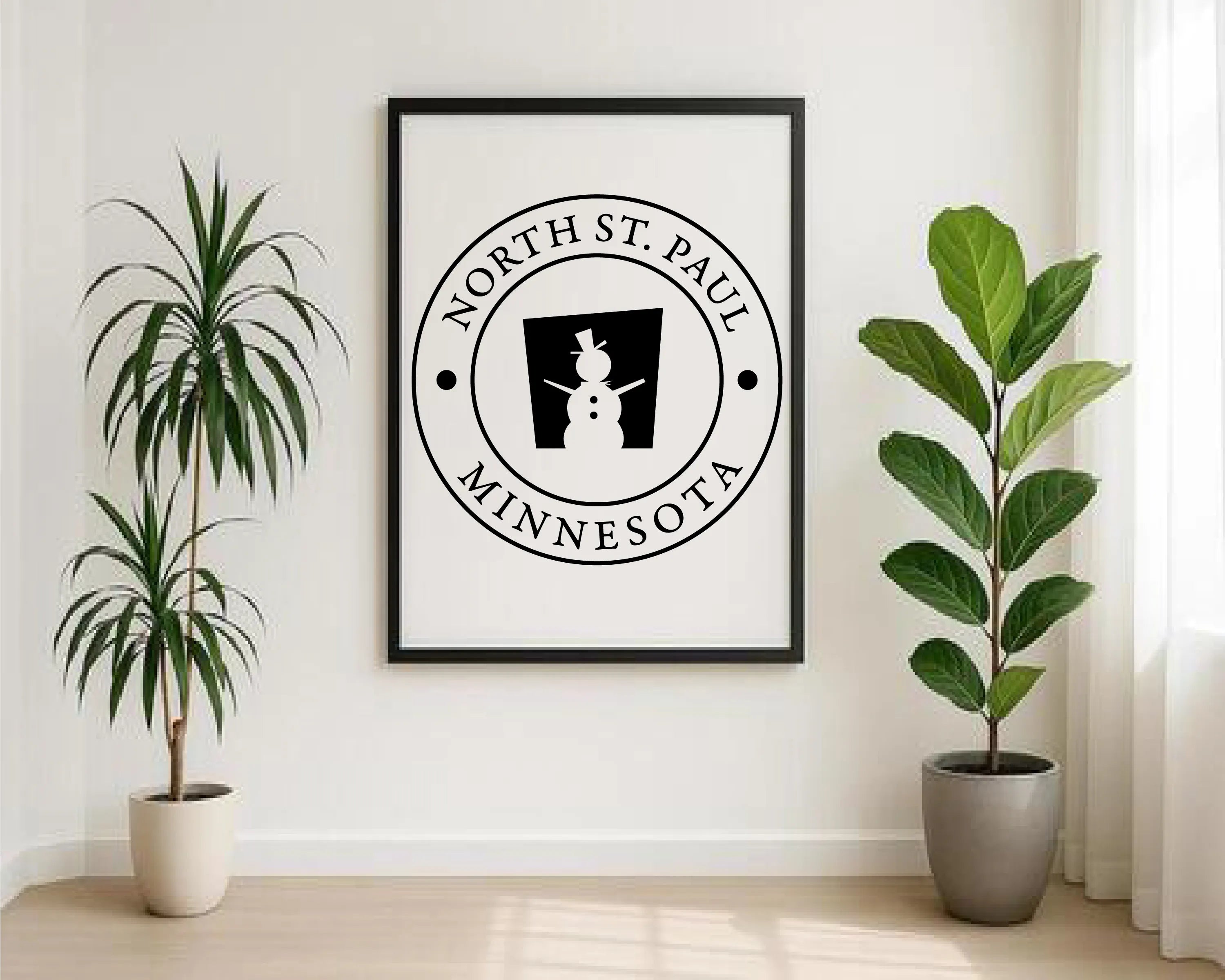 North St. Paul Logo Minnesota SVG Minnesota Municipal Vector