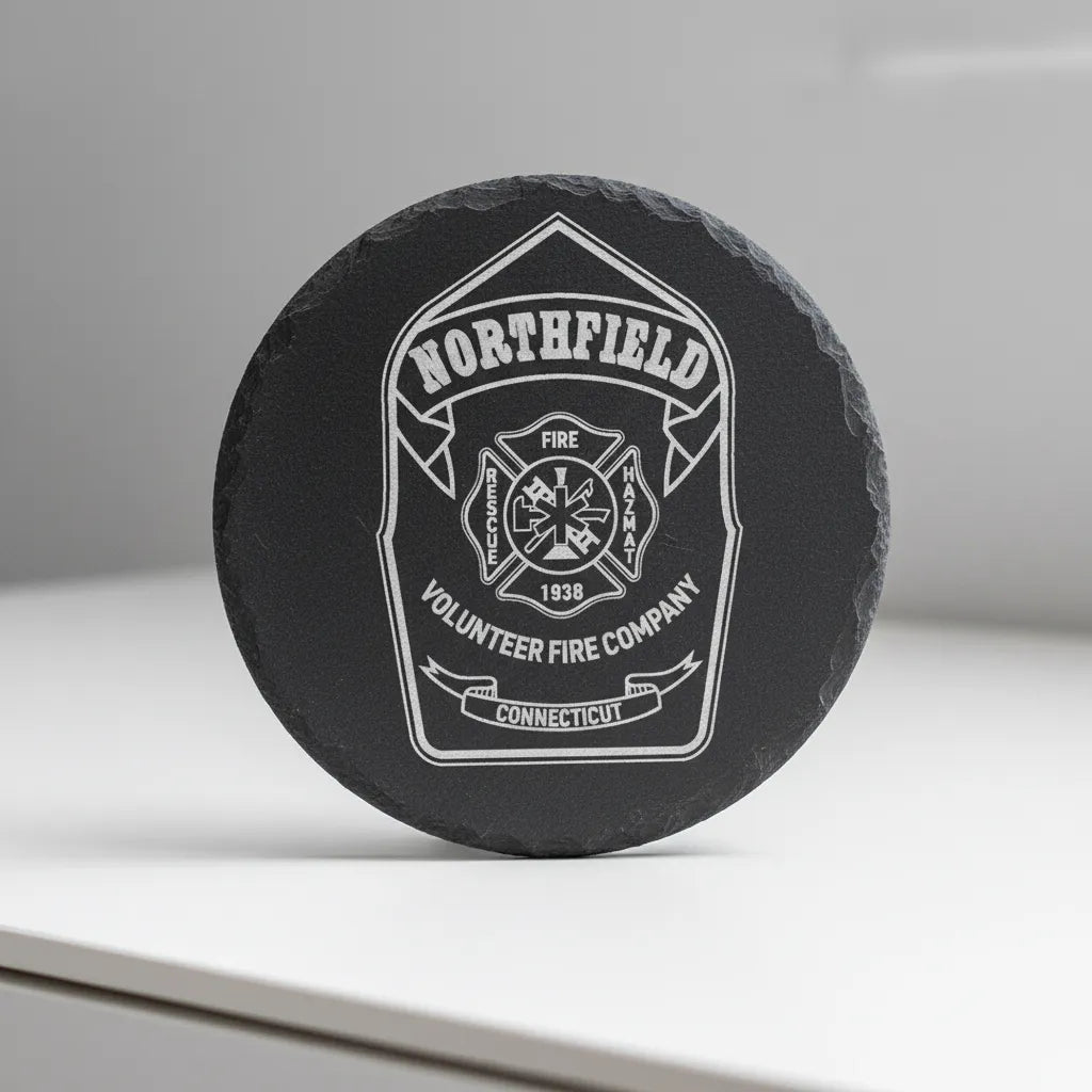 Northfield Volunteer Fire Company Logo SVG

Connecticut Fire Department Vector Design

Volunteer Firefighter Maltese Cross Engraving File

Northfield CT Fire Sign CNC File

Fire Rescue Badge Vector for Laser Cutting