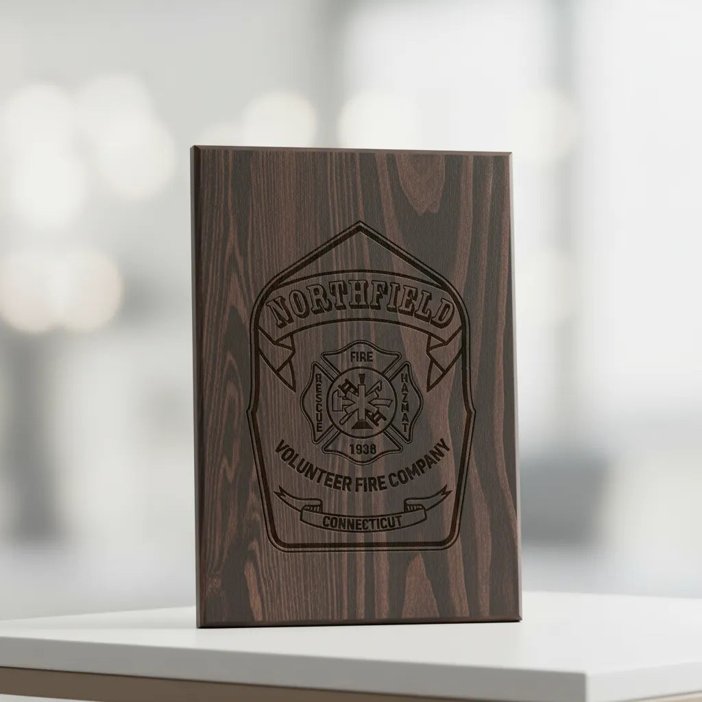 Northfield Volunteer Fire Company Logo SVG

Connecticut Fire Department Vector Design

Volunteer Firefighter Maltese Cross Engraving File

Northfield CT Fire Sign CNC File

Fire Rescue Badge Vector for Laser Cutting