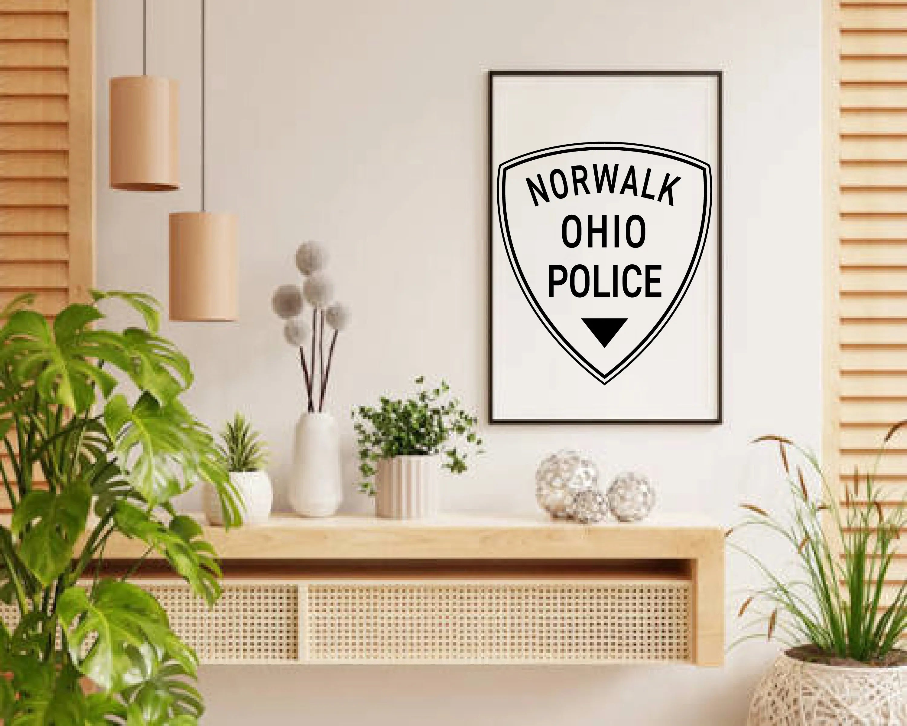 Norwalk Police Patch SVG Ohio Law Enforcement Vector