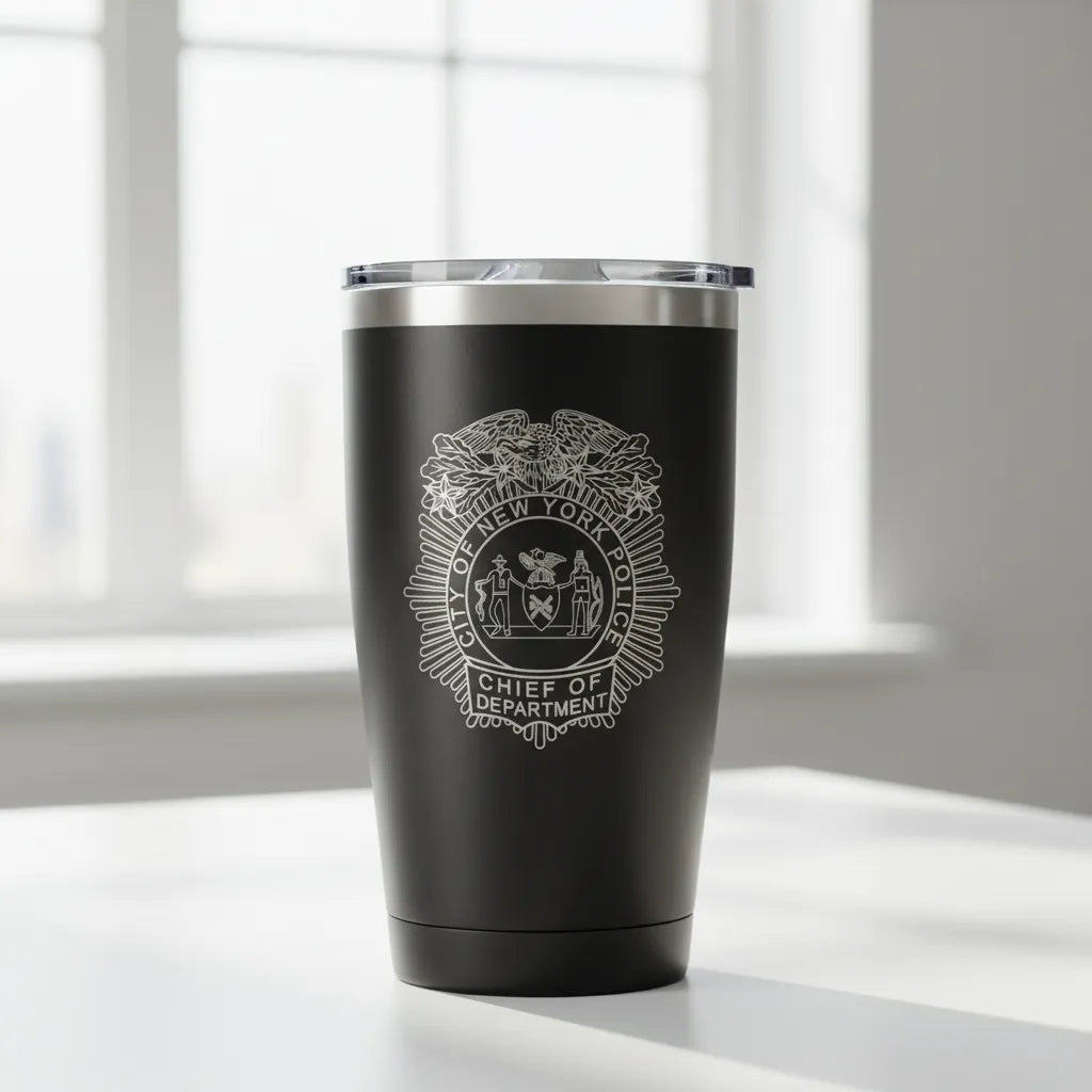 NYPD Chief of Department Badge SVG

New York Law Enforcement Vector Design

NYC Police Sunburst Badge Engraving File

City of New York Police Sign CNC File

NYPD Seal Badge Vector for Laser Cutting