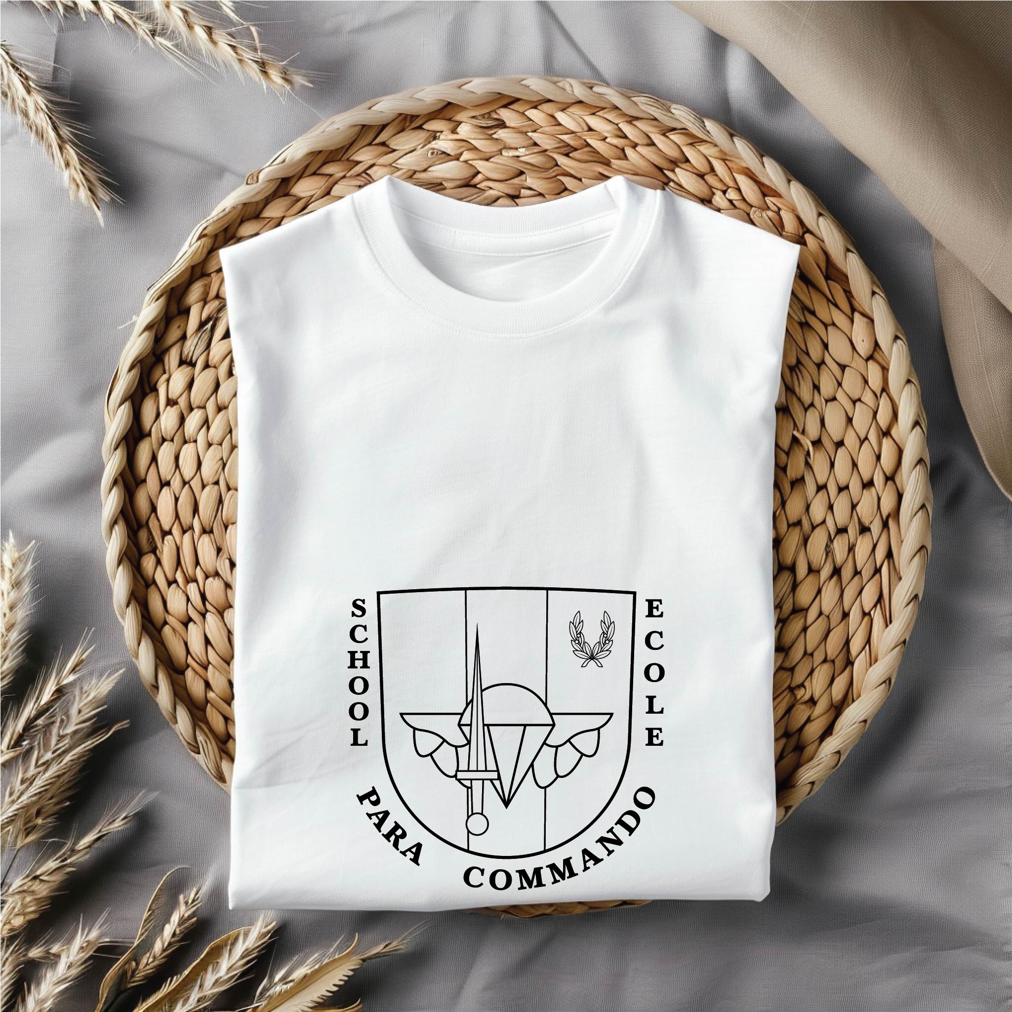 School Para Commando Logo SVG for CNC

Paracommando Training School Vector for Laser Engraving

Special Forces Airborne Emblem for Wood Carving

Professional Para Commando Dagger & Wing Design

Para Commando School SVG Logo for CNC Router Projects