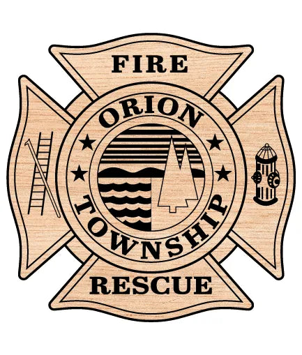 Orion Township Fire Department Badge SVG Fire Rescue Vector