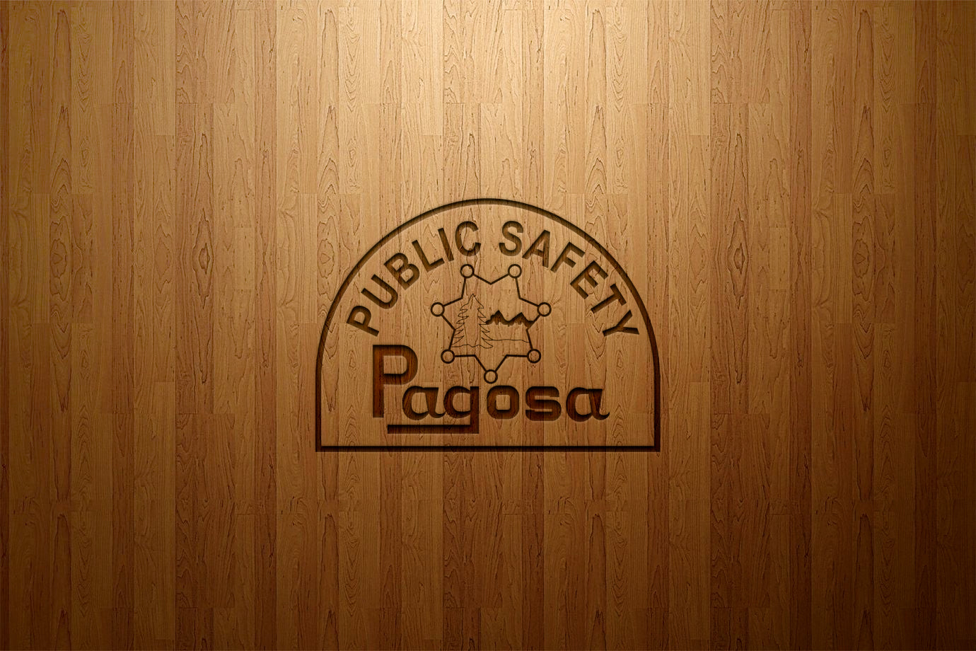 Pagosa Public Safety Police Patch SVG Colorado Law Enforcement Vector