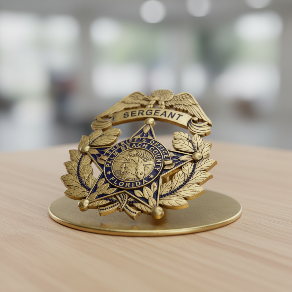 Palm Beach County Sheriff Sergeant Badge SVG

Florida Law Enforcement Sergeant Vector

Sheriffs Office Sergeant Emblem File

Sergeant Plaque Engraving Design

Palm Beach County Sign CNC File