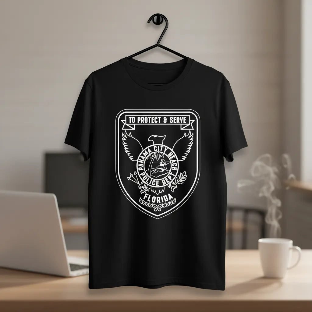 Panama City Beach Police Patch SVG

Florida Law Enforcement Line Art Vector

Police Patch Engraving File

Panama City Beach Sign CNC File

Eagle and Beach Police Vector for Laser Cutting