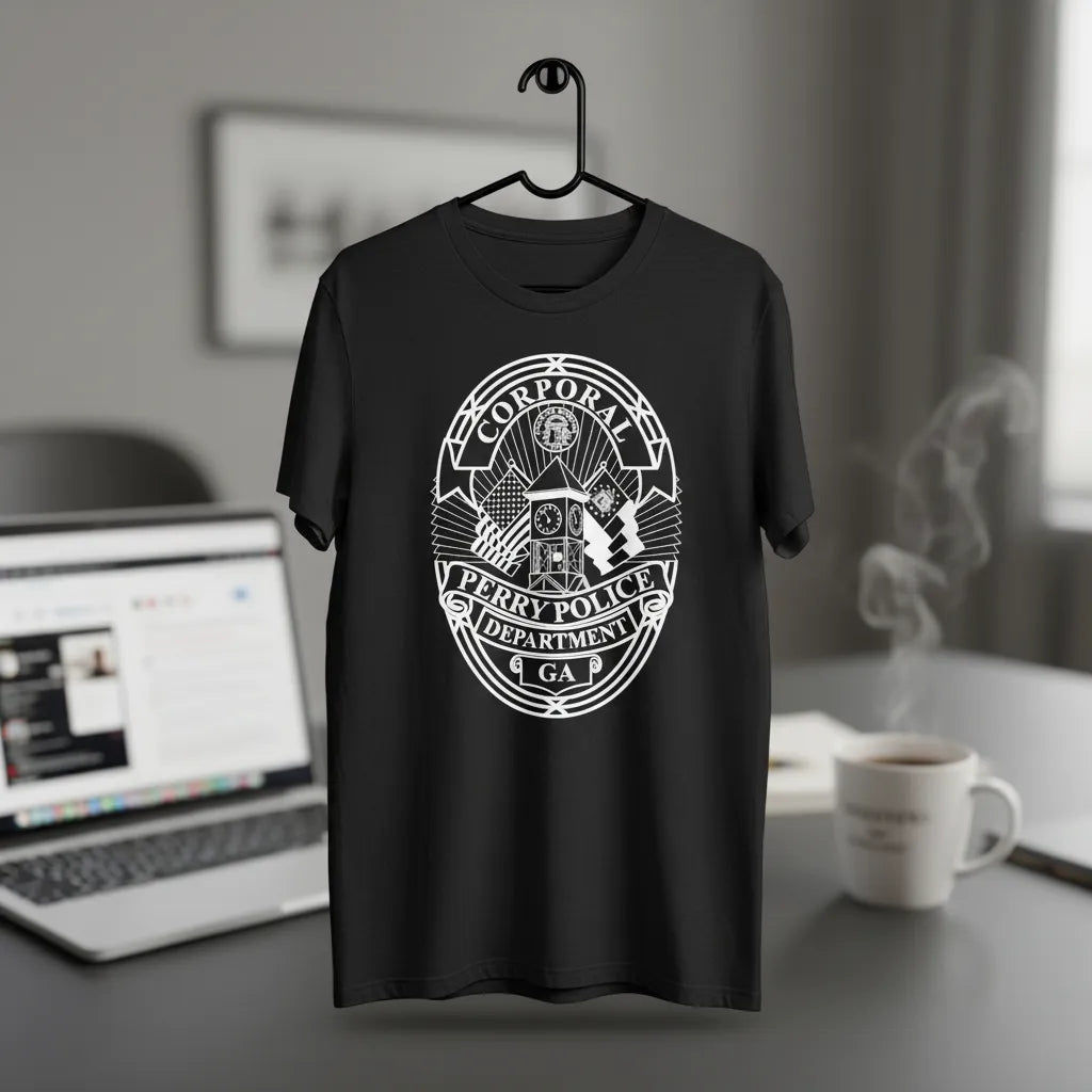 Perry Police Officer Badge SVG

Georgia Law Enforcement Vector Design

Eagle Shield Police Badge Engraving File

Perry GA Police Sign CNC File

State of Georgia Seal Vector for Lasers