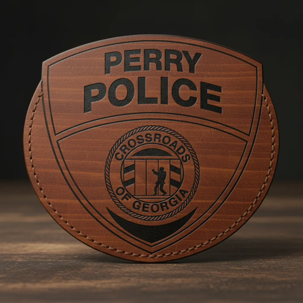 Perry Police Department Patch SVG

Georgia Law Enforcement Vector Design

Police Patch Engraving File

Perry Police Sign CNC File

Police Patch Vector for Laser Cutting