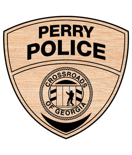 Perry Police Department Patch SVG

Georgia Law Enforcement Vector Design

Police Patch Engraving File

Perry Police Sign CNC File

Police Patch Vector for Laser Cutting