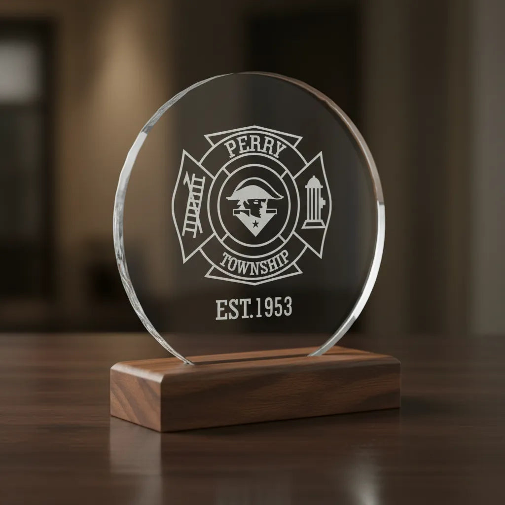 Perry Township Fire Department Patch SVG

First Responder Firefighter Vector Design

Minuteman Fire Badge Engraving File

Perry Township Fire Sign CNC File

Fire Department Shield Vector for Laser Cutting