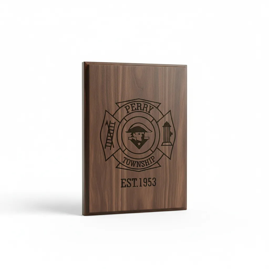 Perry Township Fire Department Patch SVG

First Responder Firefighter Vector Design

Minuteman Fire Badge Engraving File

Perry Township Fire Sign CNC File

Fire Department Shield Vector for Laser Cutting
