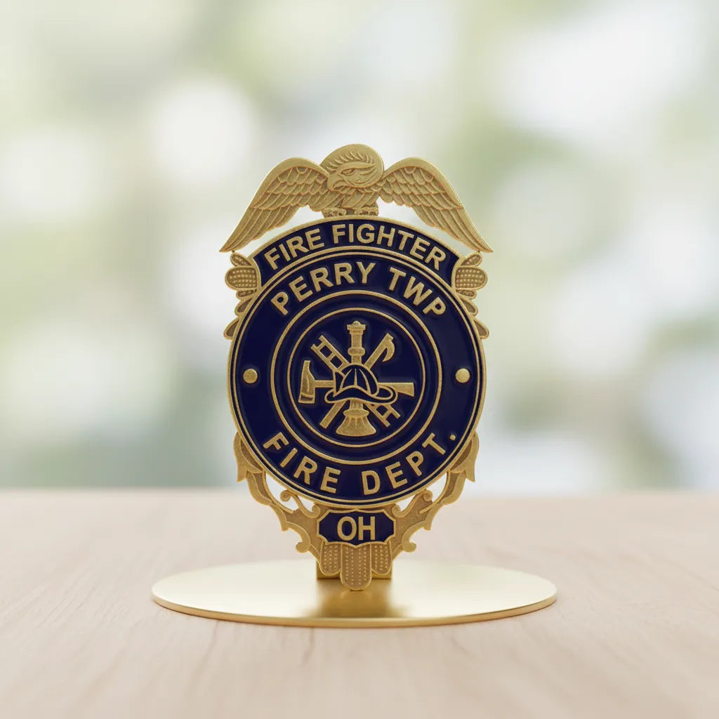 Perry TWP Firefighter Badge SVG

Ohio Fire Department Vector Design

Eagle Fire Badge Engraving File

Perry Township Fire Sign CNC File

Fire Scramble Vector for Laser Cutting