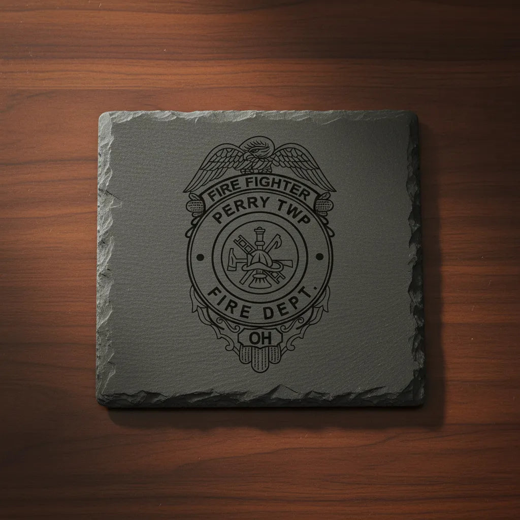 Perry TWP Firefighter Badge SVG

Ohio Fire Department Vector Design

Eagle Fire Badge Engraving File

Perry Township Fire Sign CNC File

Fire Scramble Vector for Laser Cutting