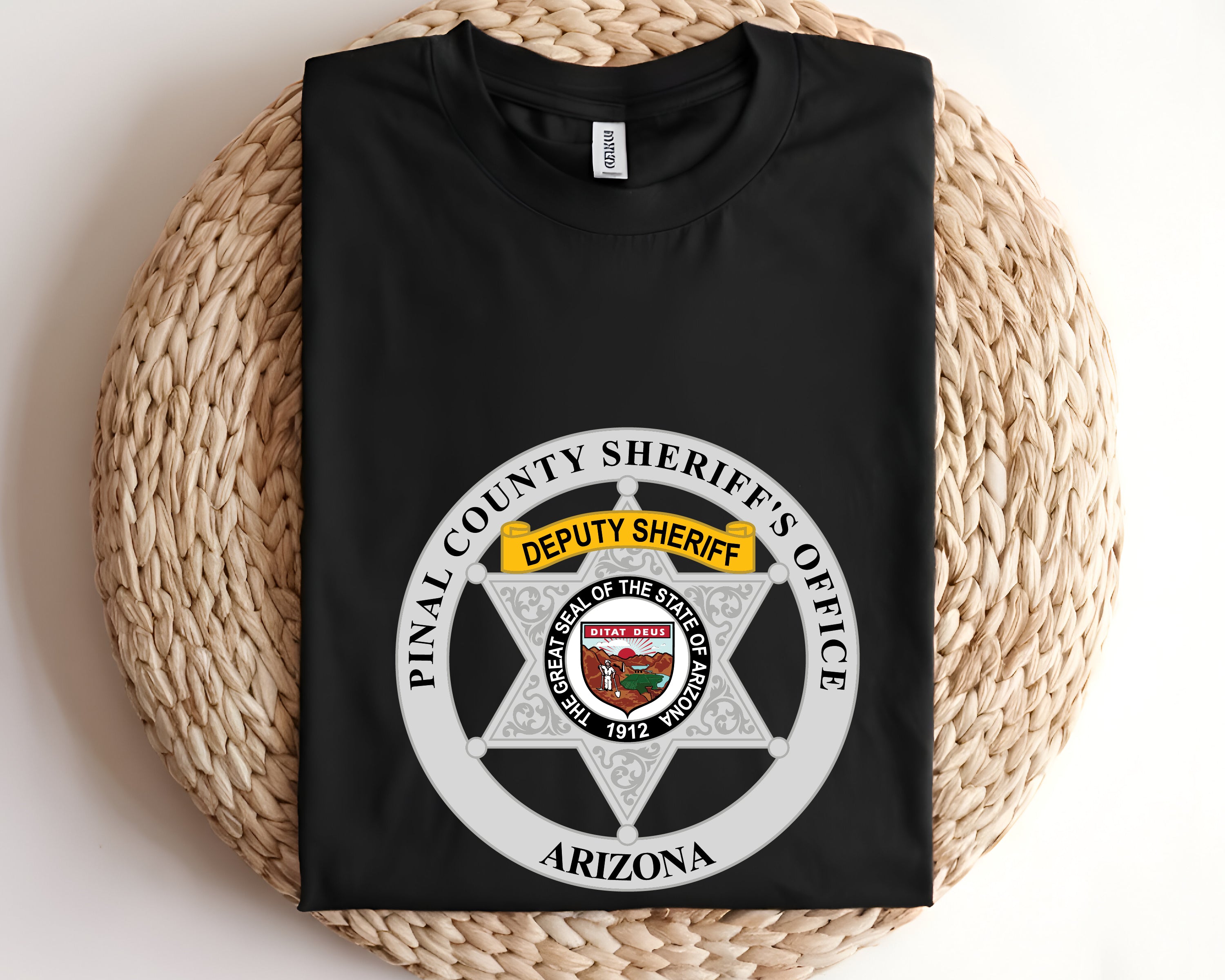 Pinal County Deputy Sheriff Badge SVG

Arizona Law Enforcement Vector

Sheriff Office 6-Point Star Emblem

Deputy Plaque Engraving File

Pinal County Sign CNC File