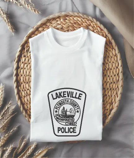 Plymouth County Police Department Patch Lakeville SVG Massachusetts Law Enforcement Vector