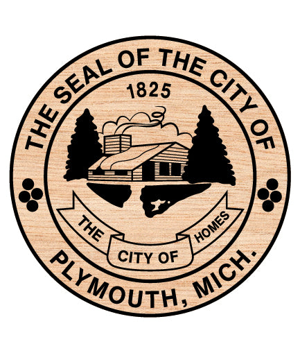 City of Plymouth Michigan Seal SVG for CNC

City of Plymouth MI Logo Vector for Laser Engraving

Plymouth Michigan City Seal for Wood Carving

Professional City of Plymouth MI Vector Design

Plymouth MI City SVG Logo for CNC Router Projects
