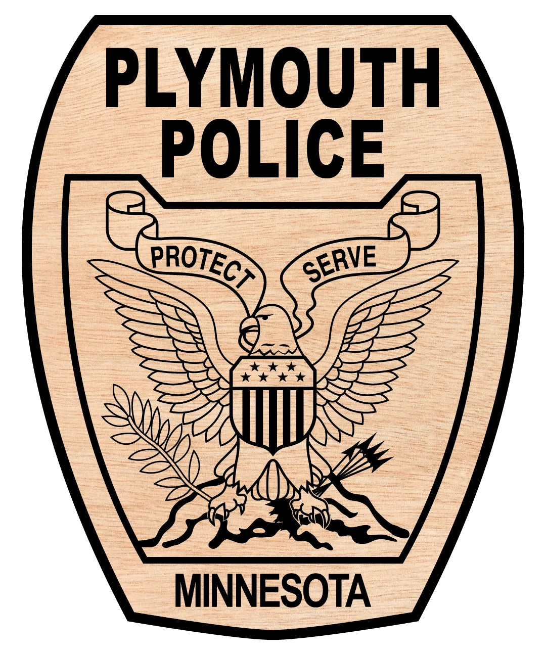 Plymouth Police Department Patch Minnesota SVG Minnesota Law Enforcement Vector