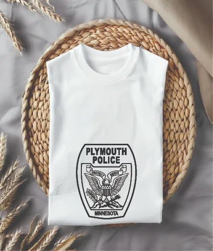 Plymouth Police Department Patch Minnesota SVG Minnesota Law Enforcement Vector