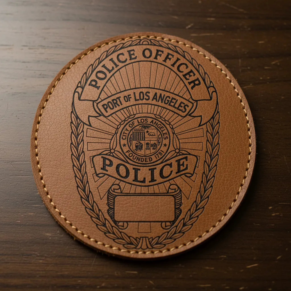 Port of Los Angeles Police Officer Badge SVG

California Law Enforcement Vector Design

Oval Port Police Badge Engraving File

Port of LA Police Sign CNC File

City of Los Angeles Seal Vector for Laser Cutting