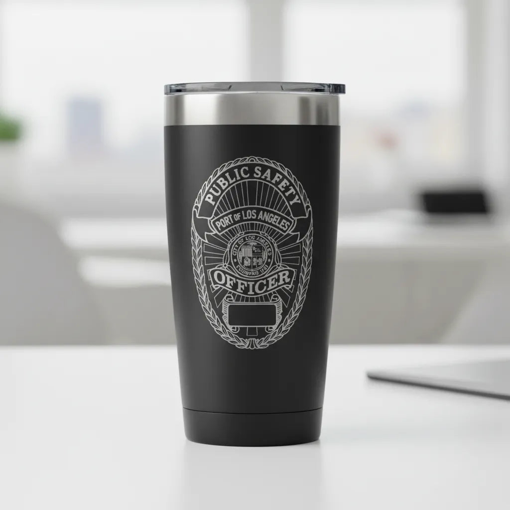 Port of Los Angeles Public Safety Badge SVG

California Law Enforcement Vector Design

Oval Port Authority Badge Engraving File

Port of LA Public Safety Sign CNC File

City of Los Angeles Seal Vector for Laser Cutting