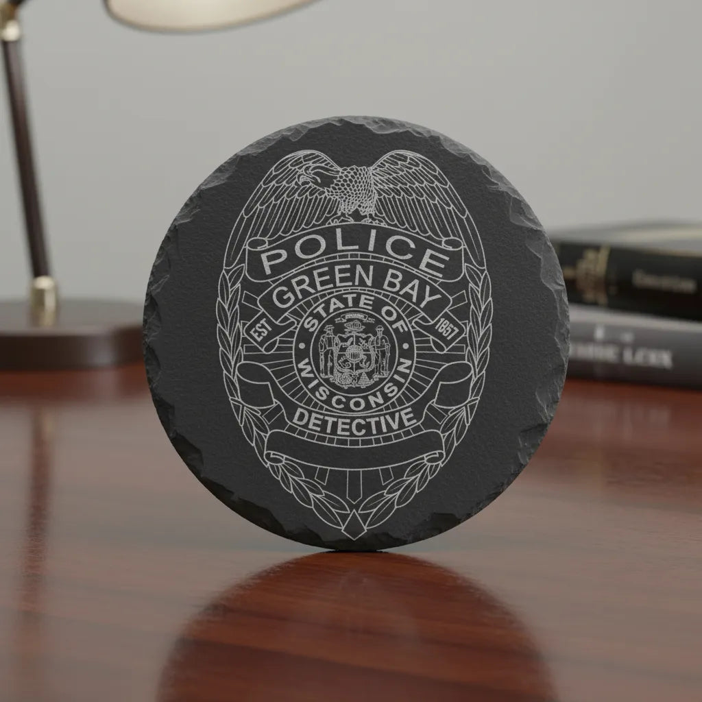 Green Bay Wisconsin Police Detective Badge SVG for CNC

GBPD Detective Badge Vector for Laser Engraving

Green Bay Wisconsin Law Enforcement Emblem for Wood Carving

Professional Green Bay Police Detective Shield Design

Green Bay Police SVG Logo for CNC Router Projects