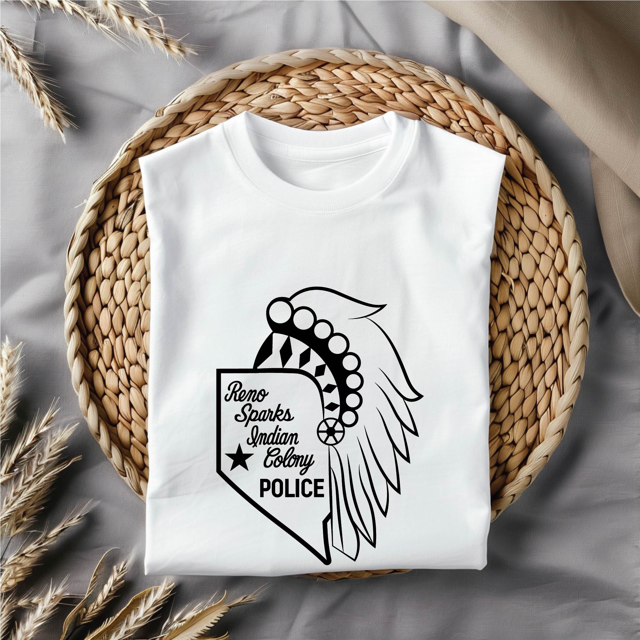 Reno-Sparks Indian Colony Police Patch SVG for CNC

RSIC Tribal Police Logo Vector for Laser Engraving

Reno-Sparks Indian Colony Police Emblem for Wood Carving

Professional Nevada Tribal Law Enforcement Badge Design

RSIC Police SVG Logo for CNC Router Projects