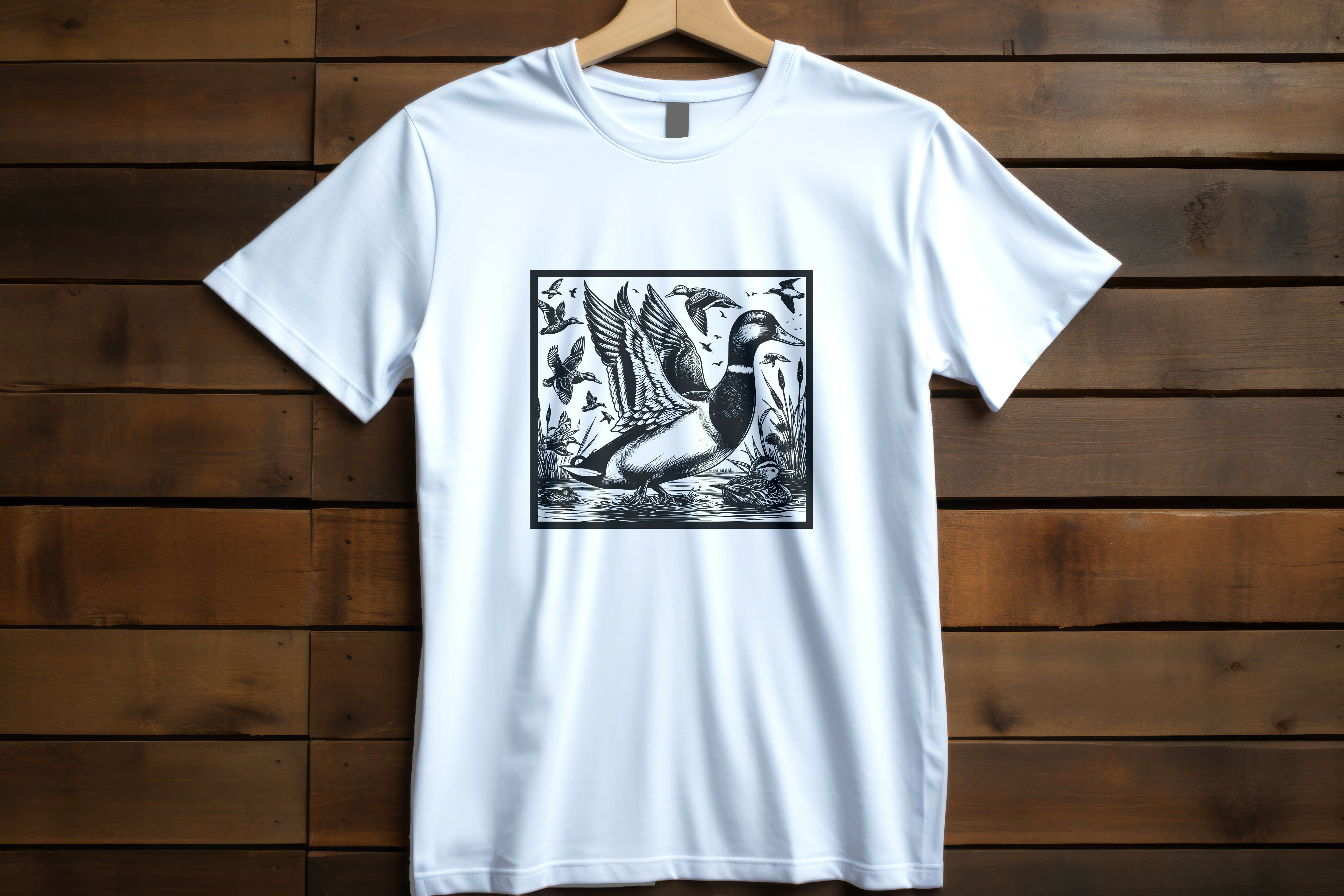 Mallard Duck Svg T-Shirt design