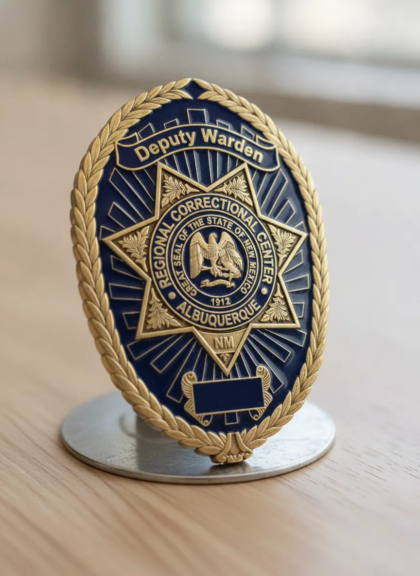 Regional Correctional Center Deputy Warden Badge SVG

New Mexico Law Enforcement Shield Vector

Great Seal of New Mexico Engraving File

6 Point Star Corrections Badge Sign CNC File

Blank Plate Deputy Warden Shield Vector for Lasers