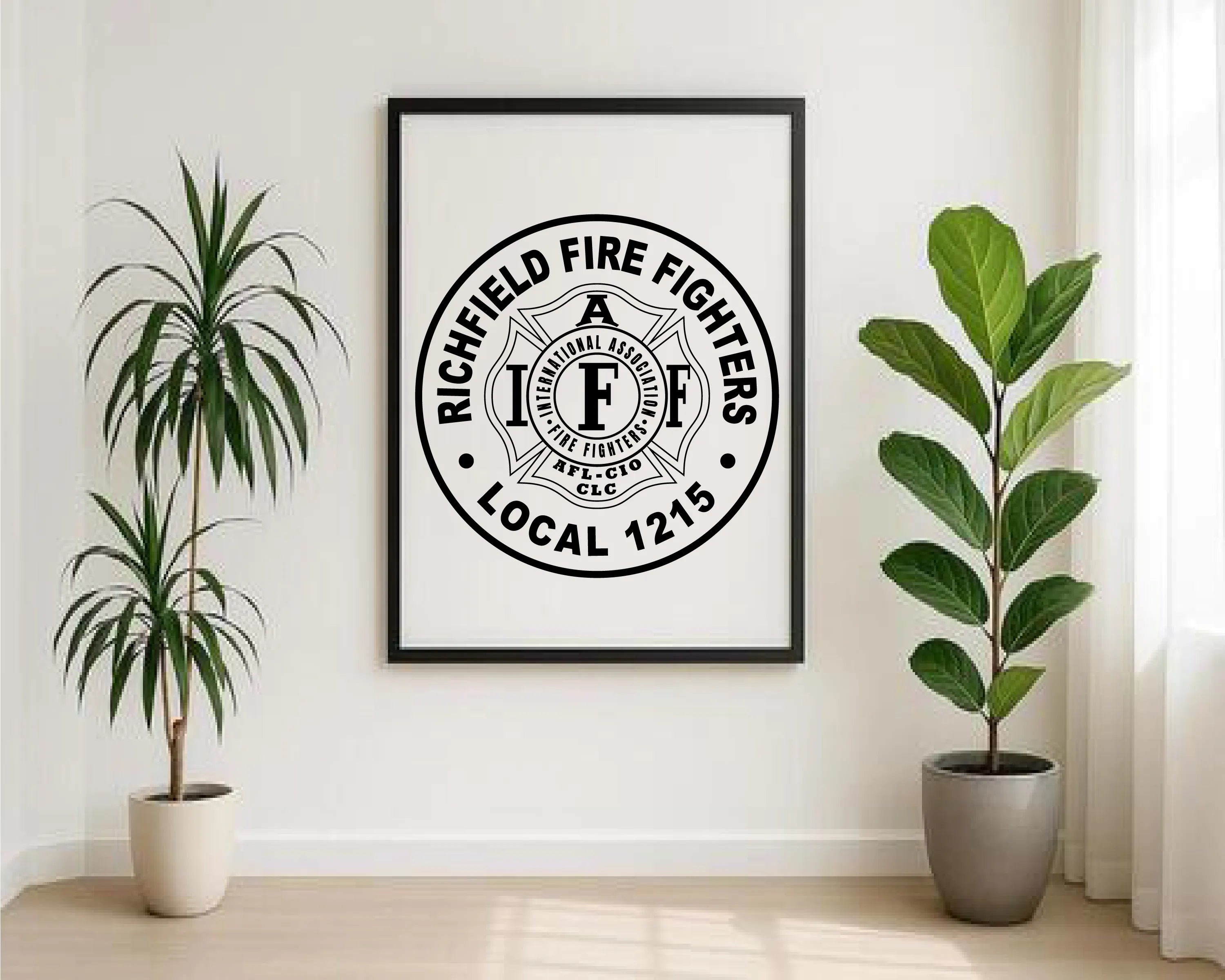 Richfield Firefighters Logo SVG Minnesota Firefighter Vector