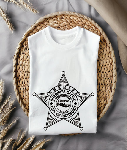 City of Richmond Sheriff’s Office Badge SVG for CNC

Richmond VA Sheriff Star Badge Vector for Laser Engraving

City of Richmond Virginia Sheriff Emblem for Wood Carving

Professional Richmond VA Law Enforcement Star Design

Richmond Sheriff SVG Logo for CNC Router Projects