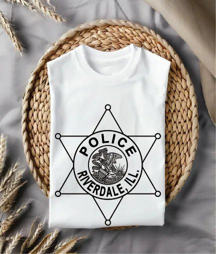 Riverdale Police Department Badge SVG Illinois Law Enforcement Vector