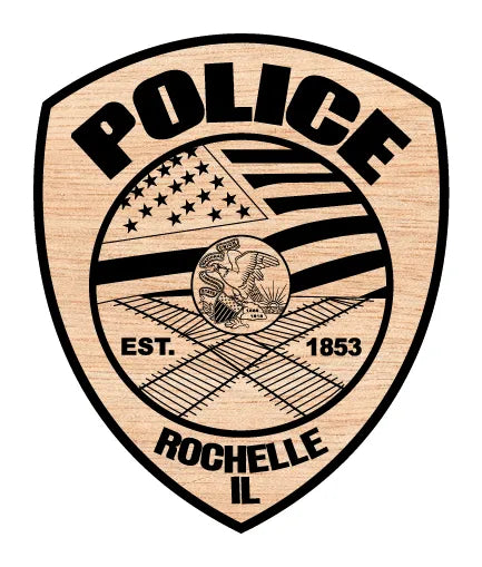 Rochelle Police Department Patch SVG Illinois Law Enforcement Vector