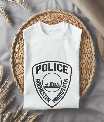 Rochester Police Department Patch Minnesota SVG Minnesota Law Enforcement Vector