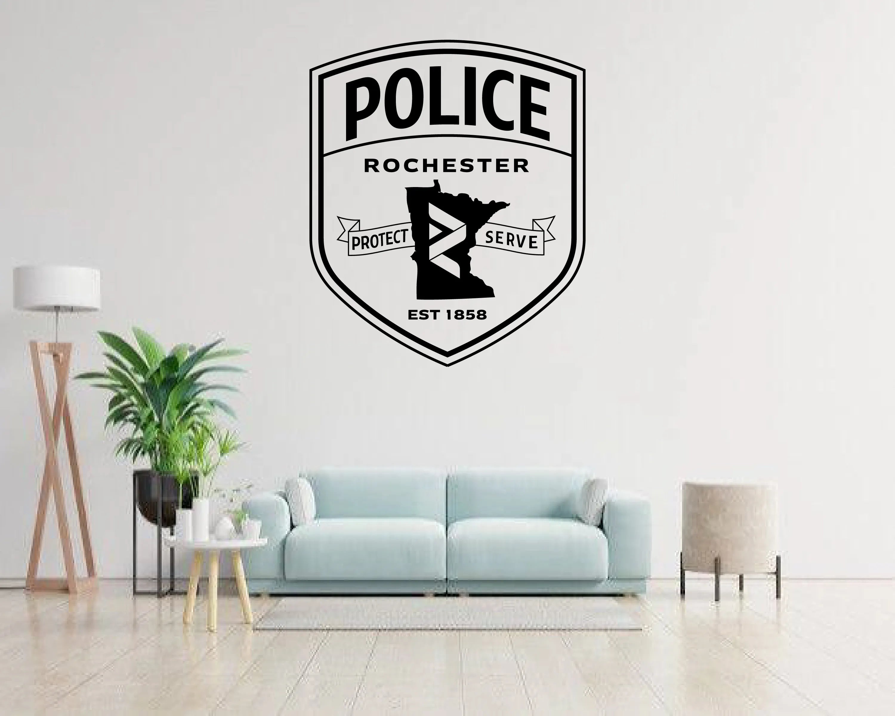 Rochester Police Patch SVG Minnesota Law Enforcement Vector