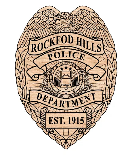 Rockford Hills Police Department Badge SVG Law Enforcement Vector