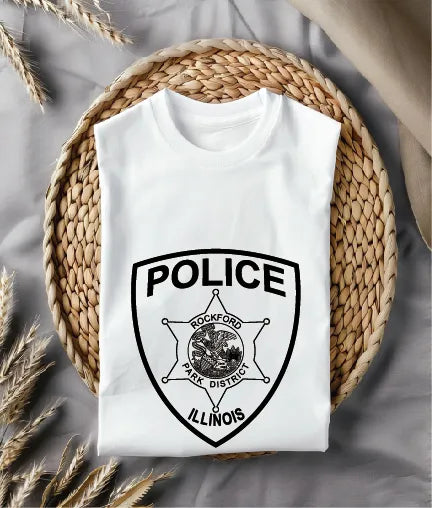 Rockford Park District Police Patch SVG Illinois Law Enforcement Vector