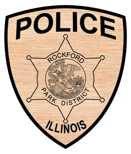 Rockford Park District Police Patch SVG Illinois Law Enforcement Vector