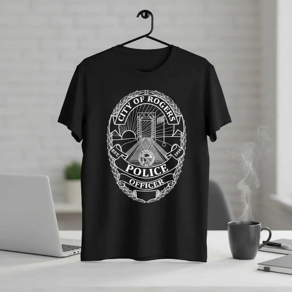 City of Rogers Police Badge SVG

Minnesota Law Enforcement Vector Design

Railway Bridge Police Badge Engraving File

Rogers MN Police Sign CNC File

Customizable Officer Badge Vector for Laser Cutting